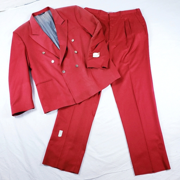 Vintage Other - NWT vintage 80s red suit